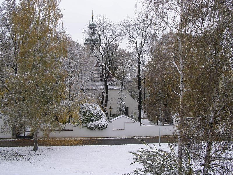 Kostel sv. Jana Křtitele a sv. Prokopa v Českých Budějovicích. Foto Lucie Cikánková