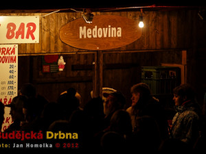 Přílet anděla na budějckém náměstí