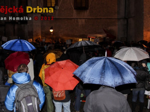 Další protest proti krajské koalici ČSSD a KSČM