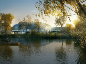 Vítězný návrh Centra halových sportů