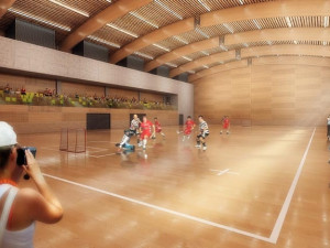 Vítězný návrh Centra halových sportů