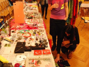 Předváděné modely a doplňky si mohli příchozí odnést i domů