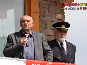 Jan Jílek, náměstek státního podniku Povodí Vltavy, a Jaromír Kalousek, ředitel Státní plavební správy