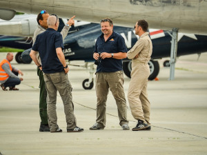 Trénink Flying Bulls leteckého týmu Red Bullu. Foto: Filip Masopust