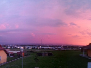 Obloha před bouřkou ve Vrátě. Foto Dana Řezníčková