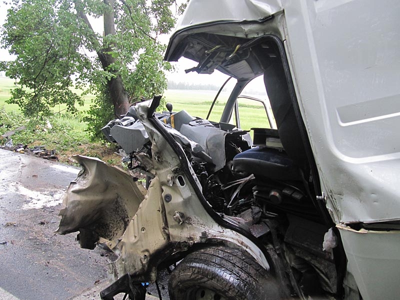 Tragická nehoda Iveco Daily u Nové Hospody