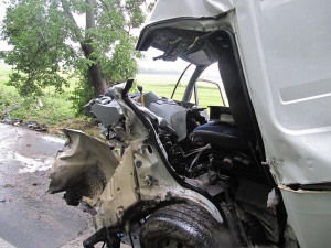 Tragická nehoda Iveco Daily u Nové Hospody