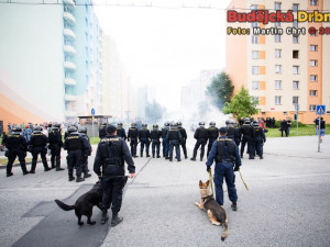 Protest kvůli problémům v soužití s Romy
