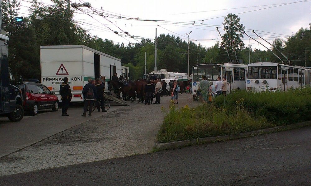 Demonstrace 2 v Českých Budějovicích, sídliště Máj, foto: Zuzana Wágnerová