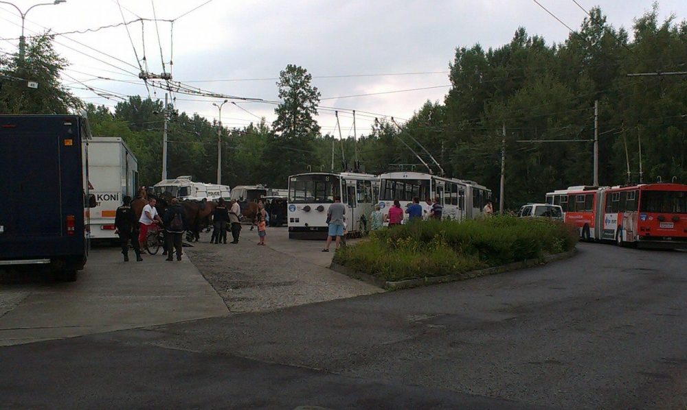 Demonstrace 2 v Českých Budějovicích, sídliště Máj, foto: Zuzana Wágnerová