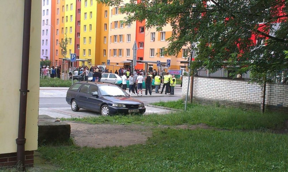Demonstrace 2 v Českých Budějovicích, sídliště Máj, foto: Zuzana Wágnerová
