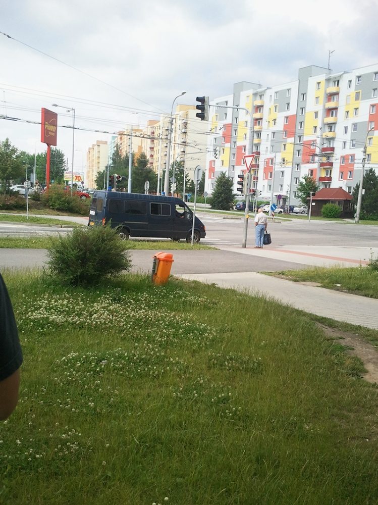 Demonstrace 2 v Českých Budějovicích, sídliště Máj, foto: William Sidržky
