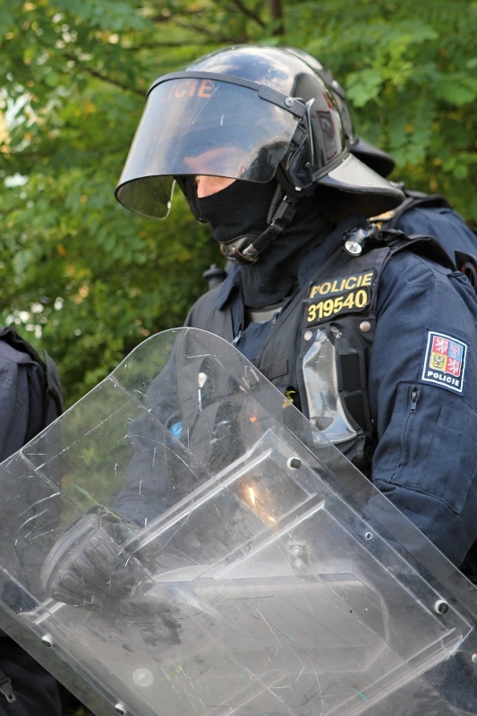 Demonstrace 2 v Českých Budějovicích, sídliště Máj
