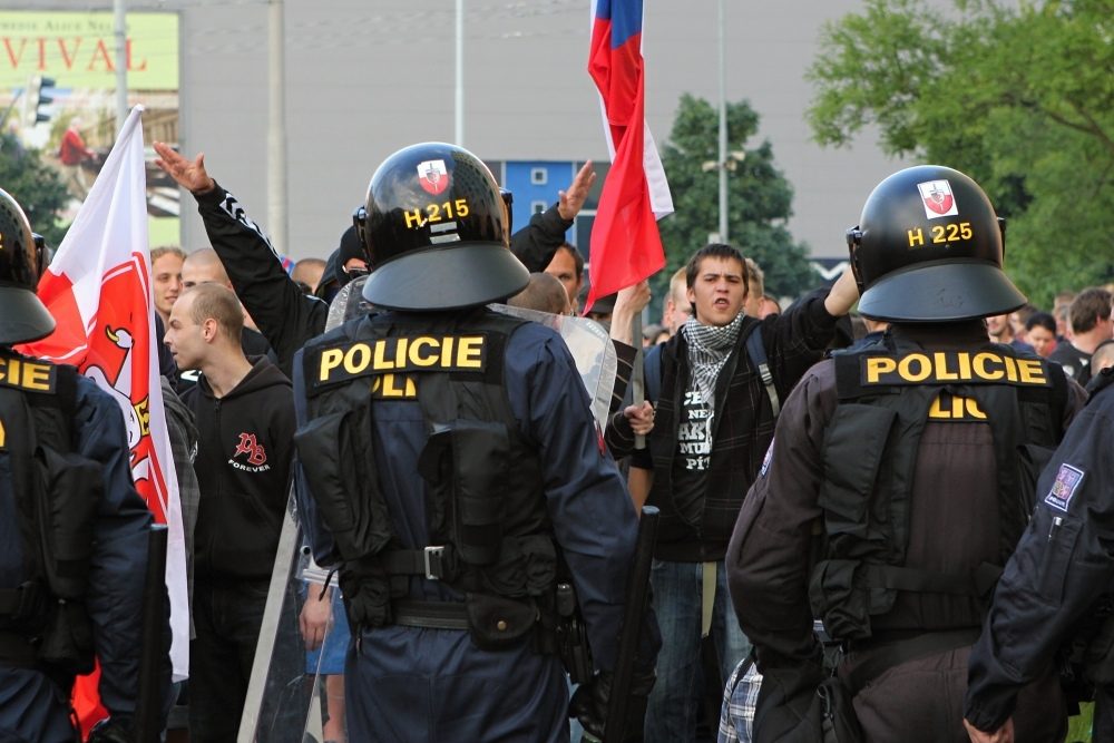 Demonstrace 2 v Českých Budějovicích, sídliště Máj