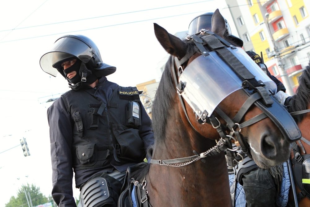 Demonstrace 2 v Českých Budějovicích, sídliště Máj