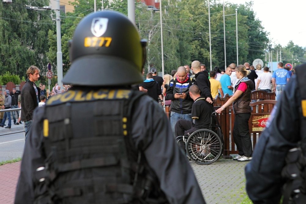 Demonstrace 2 v Českých Budějovicích, sídliště Máj