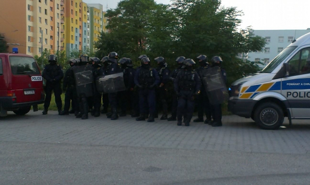 Demonstrace 2 v Českých Budějovicích, sídliště Máj, foto: Zuzana Wágnerová