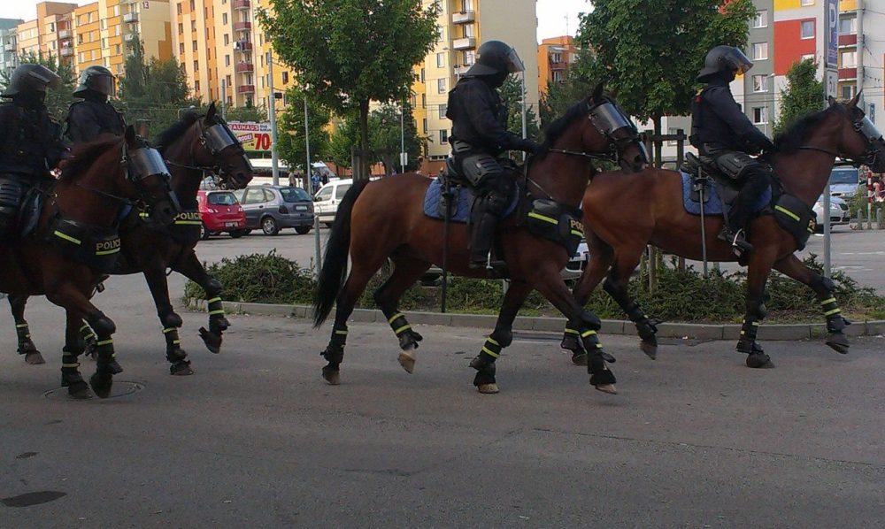 Demonstrace 2 v Českých Budějovicích, sídliště Máj, foto: Zuzana Wágnerová