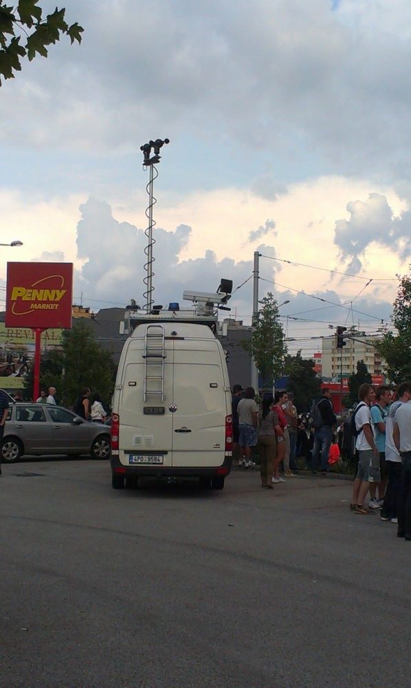 Demonstrace 2 v Českých Budějovicích, sídliště Máj, foto: Zuzana Wágnerová