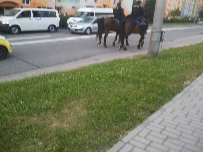Demonstrace 2 v Českých Budějovicích, sídliště Máj, foto: William Sidržky