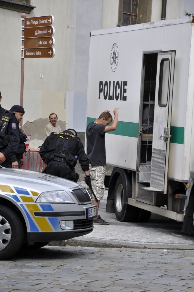 Demonstrace 2 v Českých Budějovicích, sídliště Máj, foto: Jakub Lošek