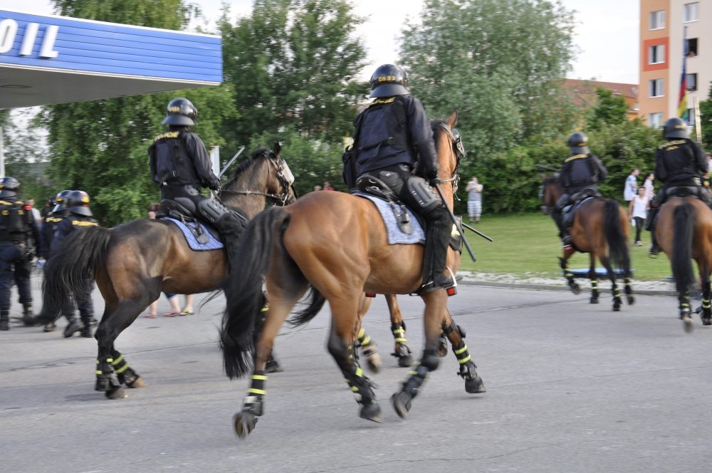 Demonstrace 2 v Českých Budějovicích, sídliště Máj, foto: Jakub Lošek
