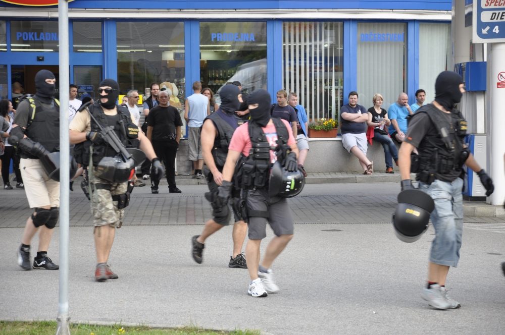 Demonstrace 2 v Českých Budějovicích, sídliště Máj, foto: Jakub Lošek