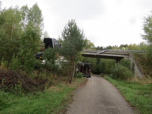 Srážka dodávky a náklaďáku s cisternou u Borku