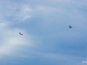 Sobotní pouštění draků na Dubičáku