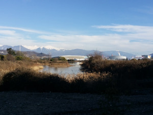 Snímek krasobruslaře Tomáše Vernera z procházky po olympijské vesnici