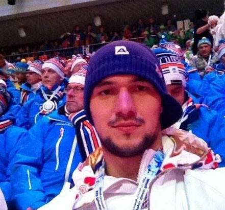 Jakub Kovář na slavnostním zahájení olympiády