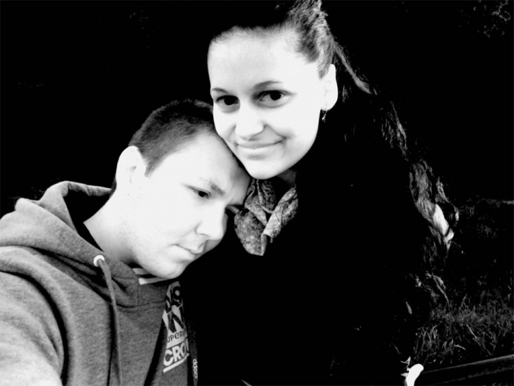 S mým milovaným Lukáškem. Soutěží Helena Čutková