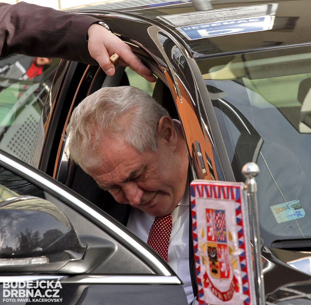 Prezident Miloš Zeman v Českých Budějovicích