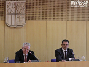 Prezident Miloš Zeman v Českých Budějovicích
