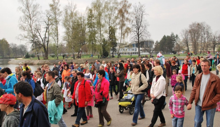 Budějčáci přivítali jaro spálením Morany