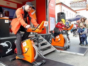 Zahájení cykloturistické sezony u temelínské elektrárny