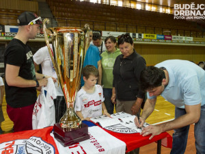 Děkovačka a autogramiáda VK Jihostroj České Budějovice