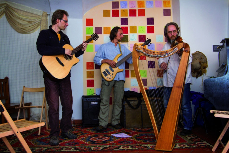 Trio de Compostela. Foto David Veis