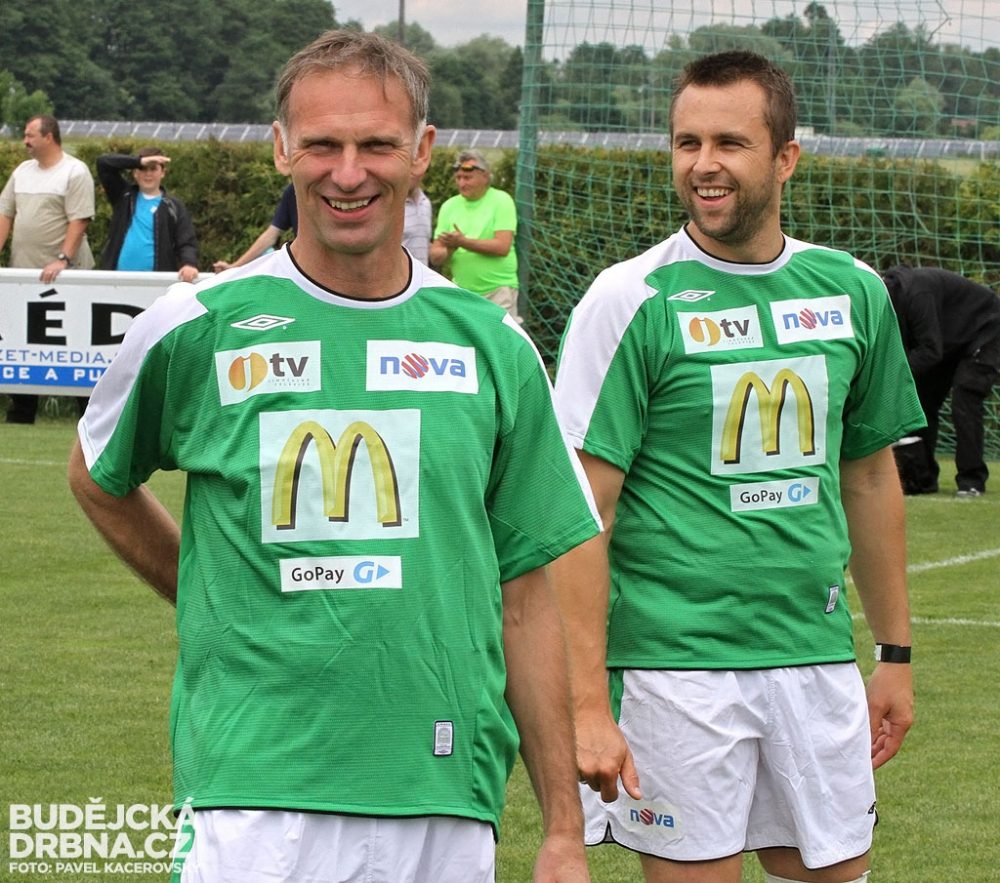 Fotbalová exhibice hvězd v Roudném