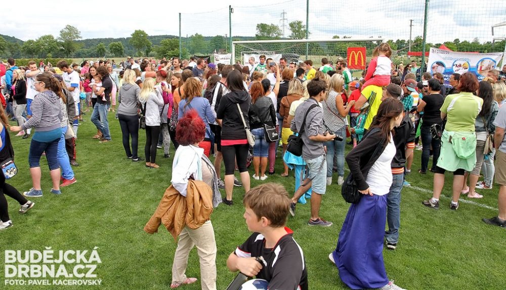 Fotbalová exhibice hvězd v Roudném