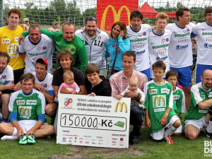 Fotbalová exhibice hvězd v Roudném