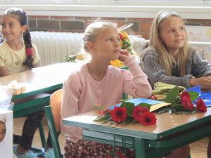 Předávání vysvědčení - ZŠ Kubatova