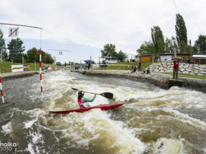 Český pohár ve vodním slalomu na kanále Lídy Polesné v Českém Vrbném