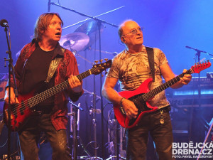 Petr Janda s Milanem Broumem (zprava)