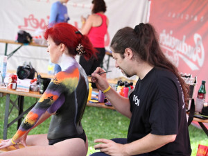 Bodypaintingový festival ve Frymburku