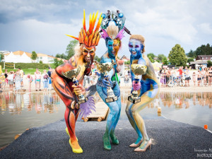 Bodypaintingový festival ve Frymburku