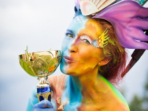 Bodypaintingový festival ve Frymburku
