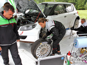 Testování továrního týmu Škoda Motorsport na tratích Rallye Český Krumlov