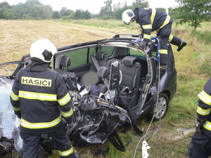 Tragický střet u Plástovic si vyžádal lidský život