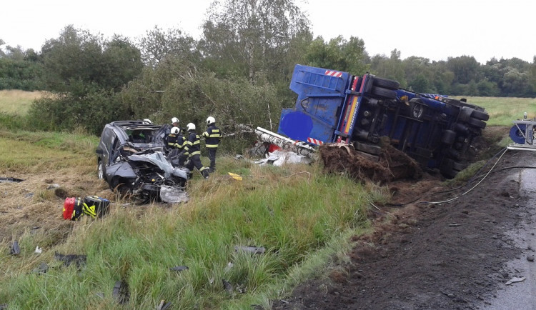 Tragický střet u Plástovic si vyžádal lidský život
